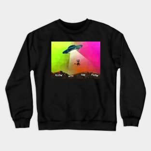 Glow With The Flow Kitty Cat Crewneck Sweatshirt